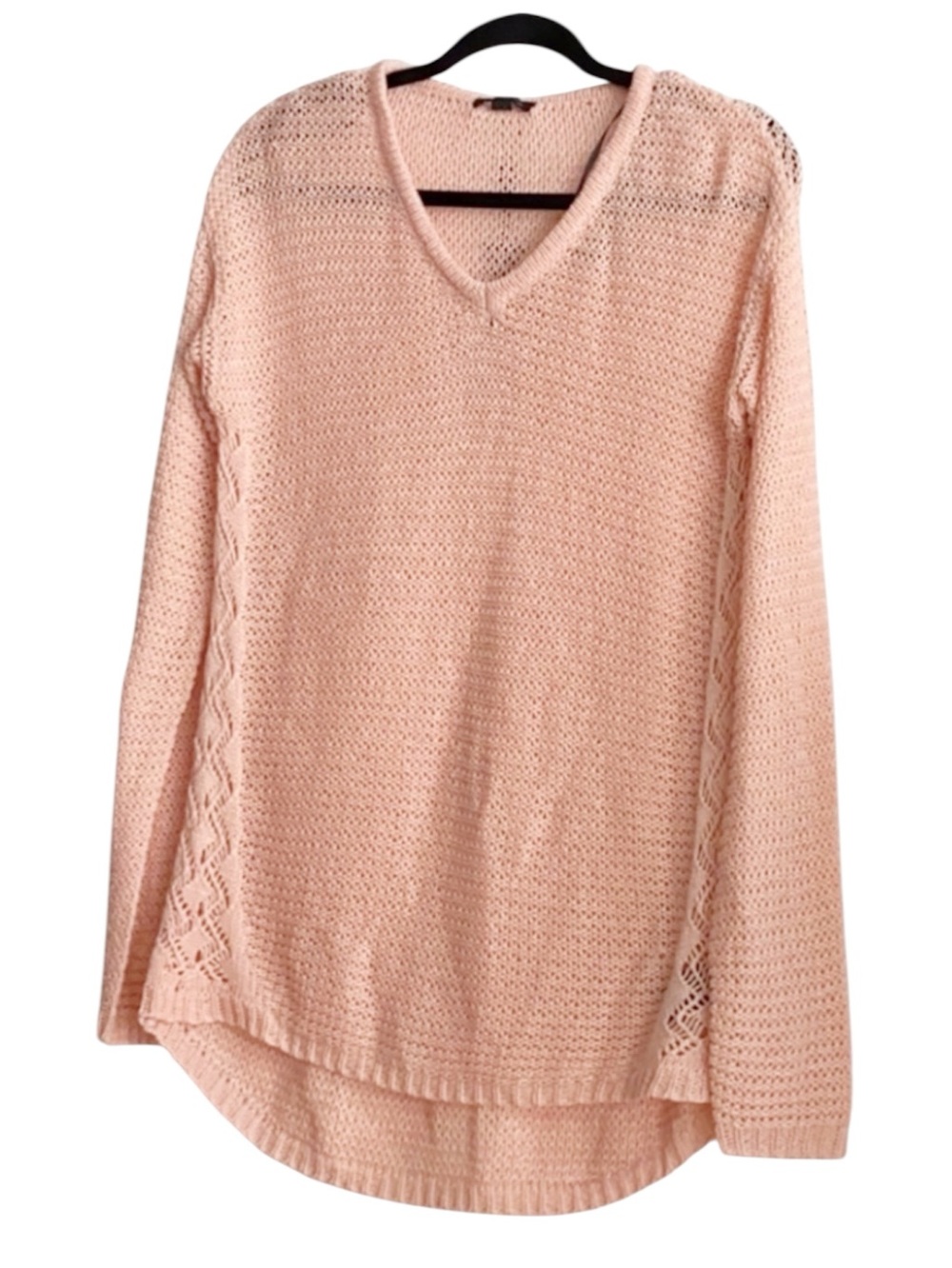 🆕 IILANCO Blush Pink Cotton Blend Knitted Sweater!!!  NWT!!! Size Small